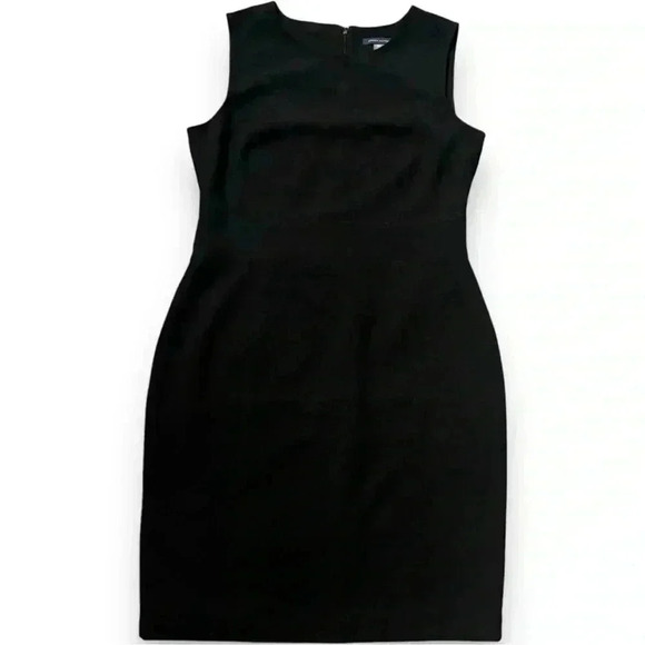 Tommy Hilfiger Size 12 Classic Little Black Dress Sleeveless Fitted Knee Length - Picture 6 of 15